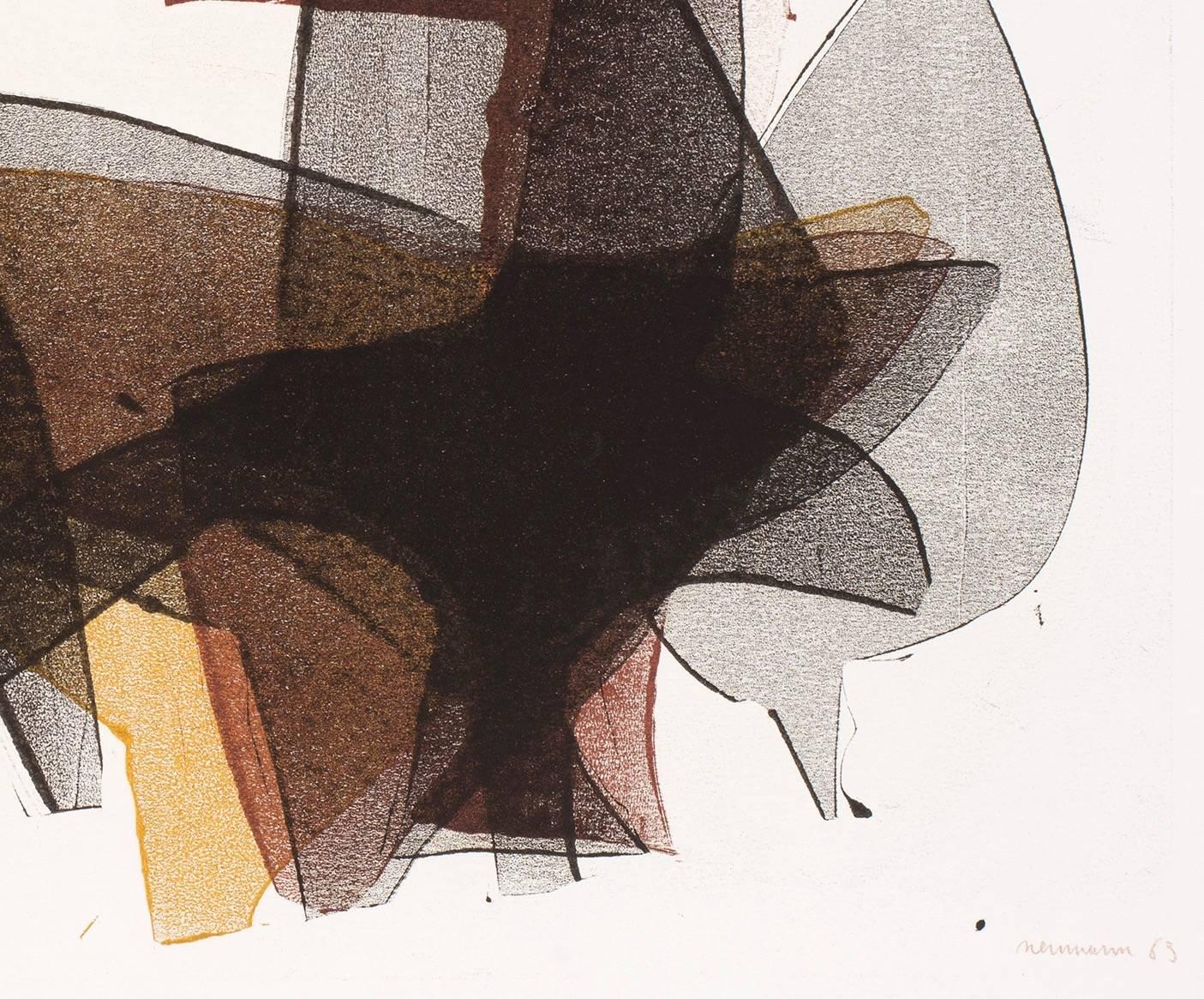 Estate No. 072040 - Abstract Expressionist Print by Otto Neumann