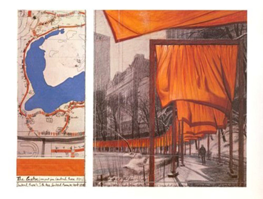 Christo and Jeanne-Claude Abstract Sculpture - The Gates (e)