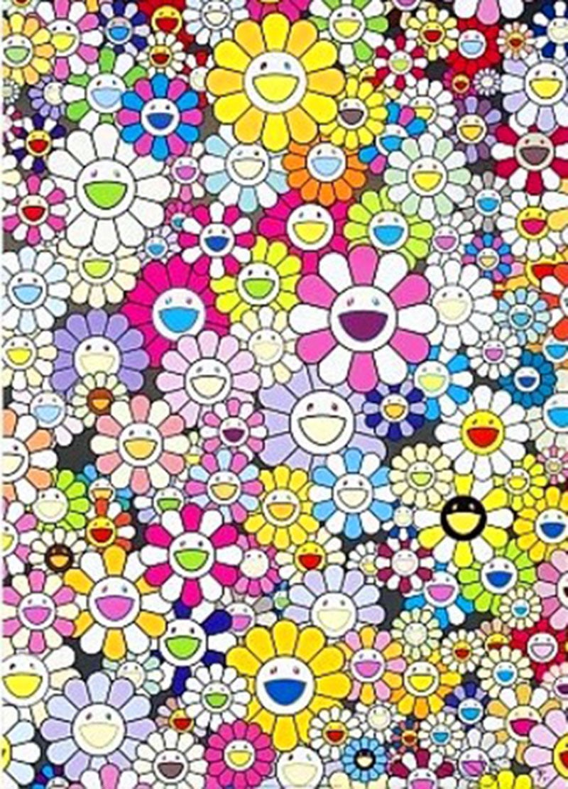 Takashi Murakami Abstract Print - Homage to Yves Klein, Multicolor B