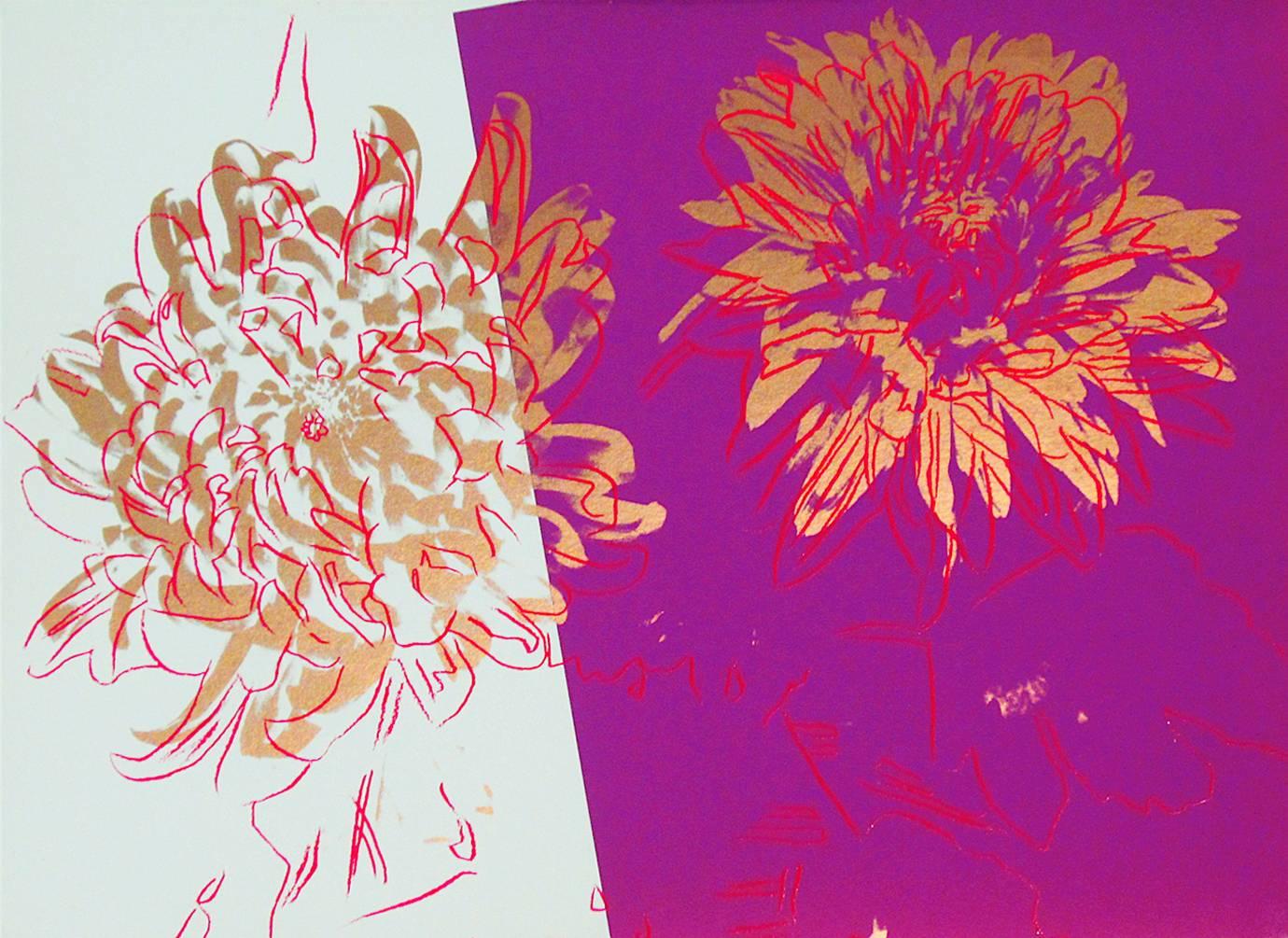 Abstract Print Andy Warhol - Kiku