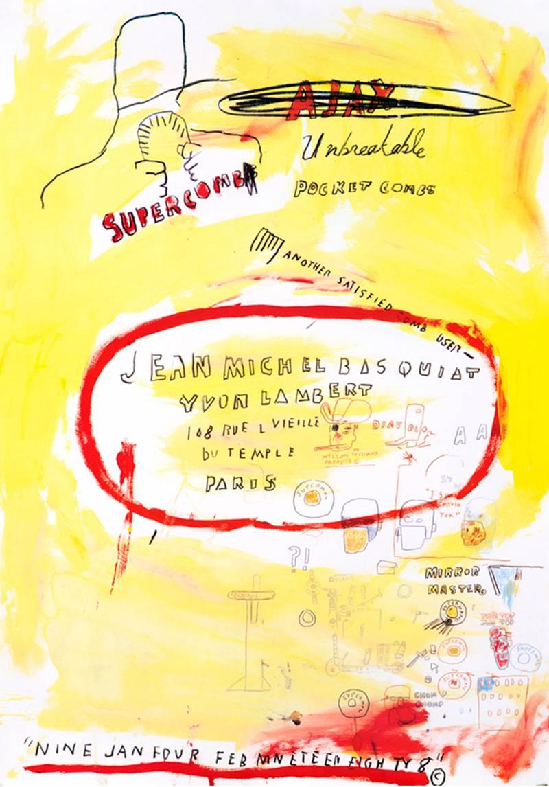Super Comb - Print by Jean-Michel Basquiat