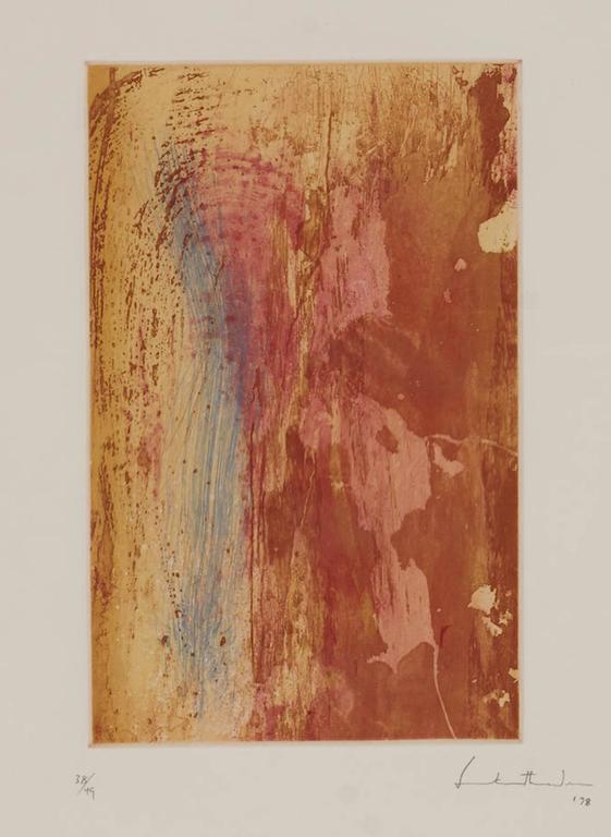 Helen Frankenthaler Abstract Print - Ganymede