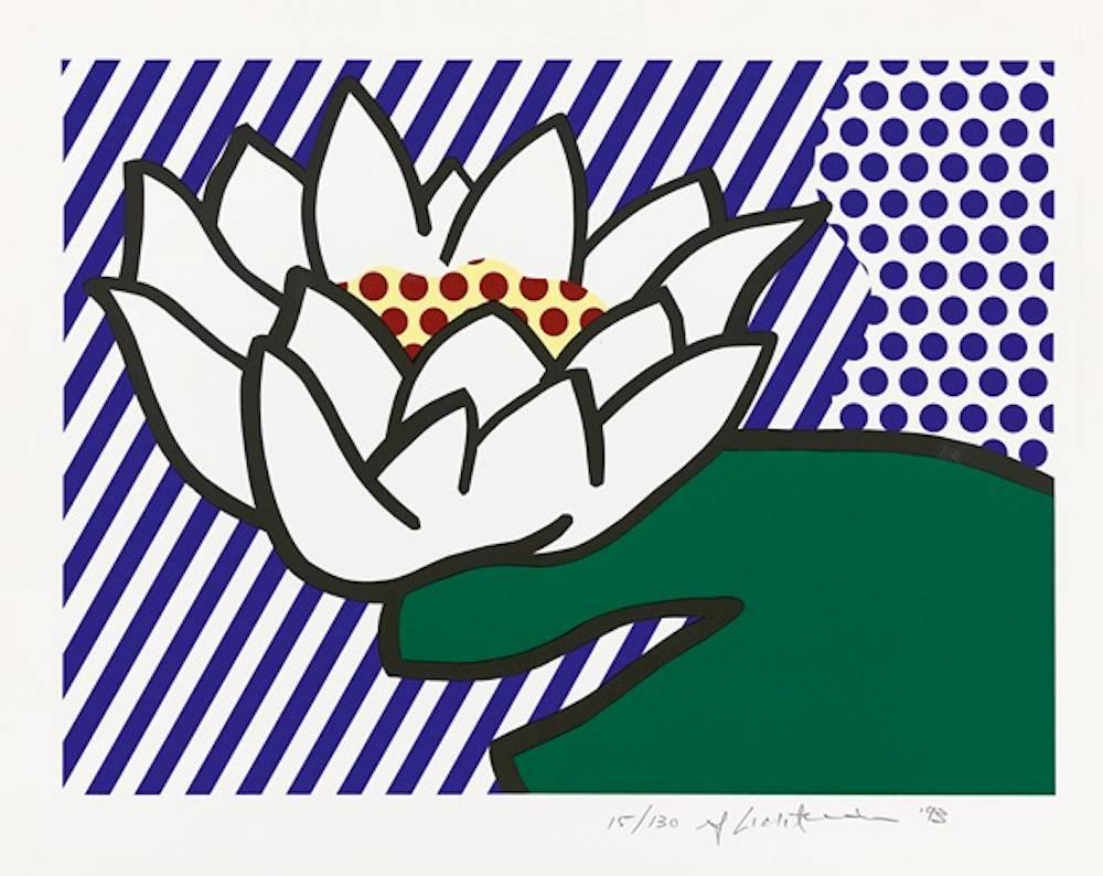 Roy Lichtenstein Print - Water Lily