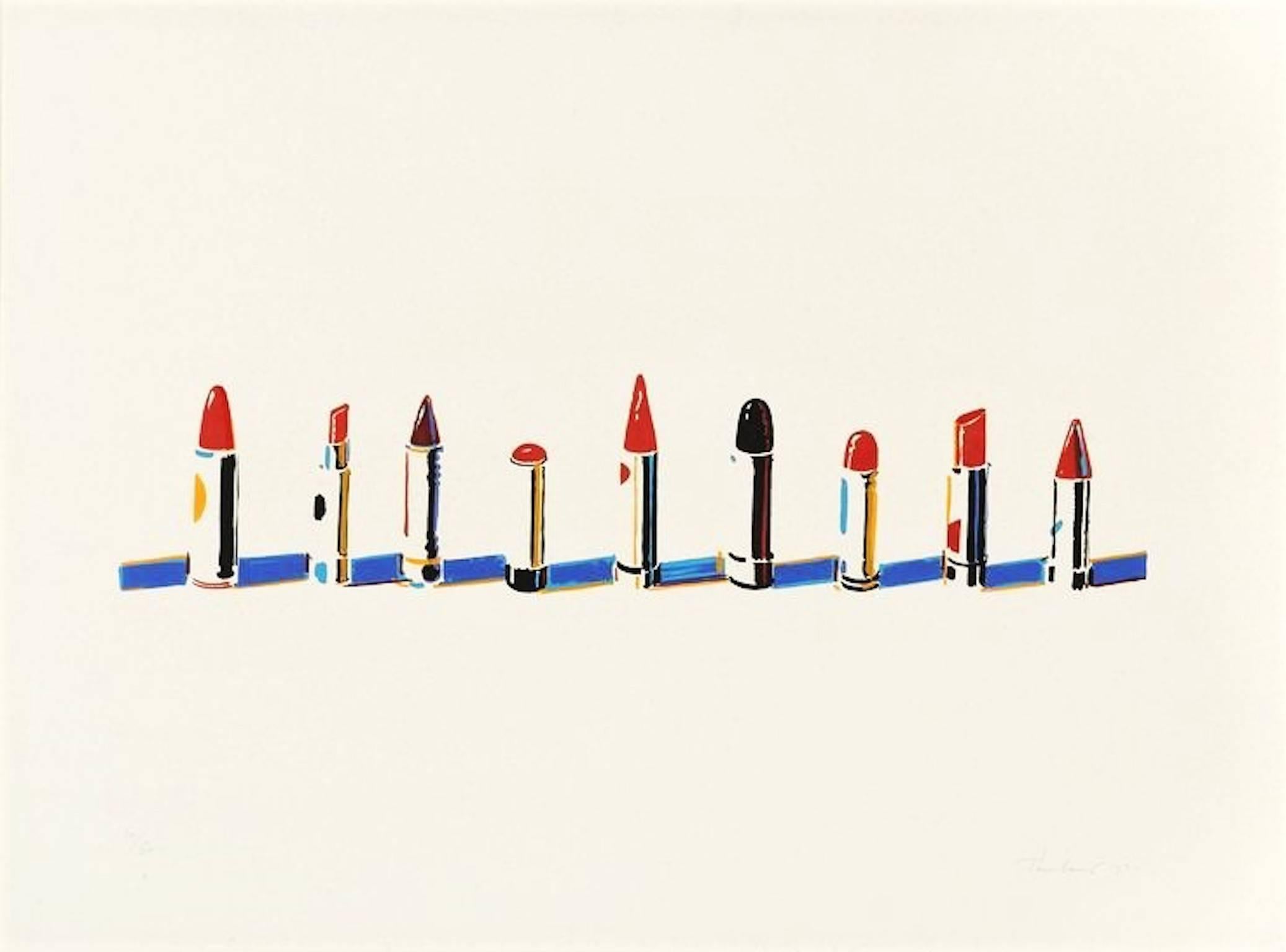 Lipstick Row - Print by Wayne Thiebaud