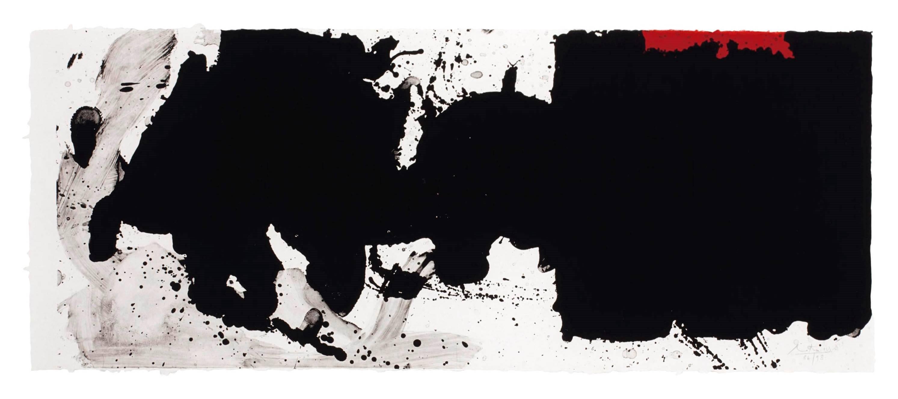 Black With No Way Out - Print by Robert Motherwell