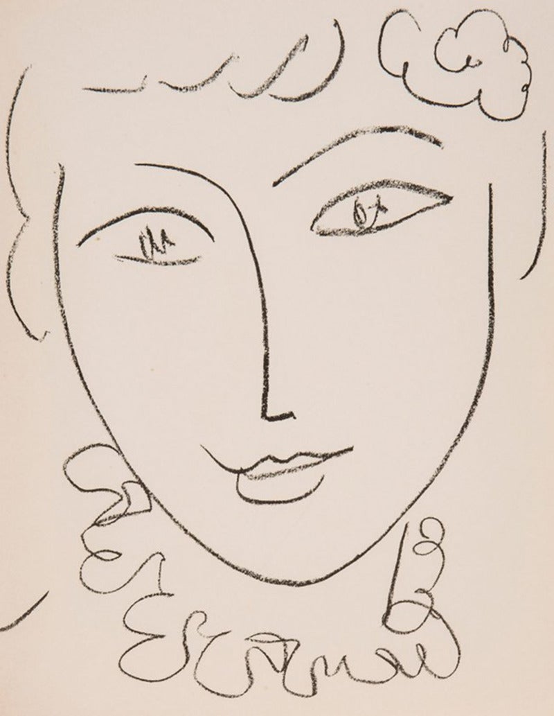 Henri Matisse Portrait Print - Madame Pompadour