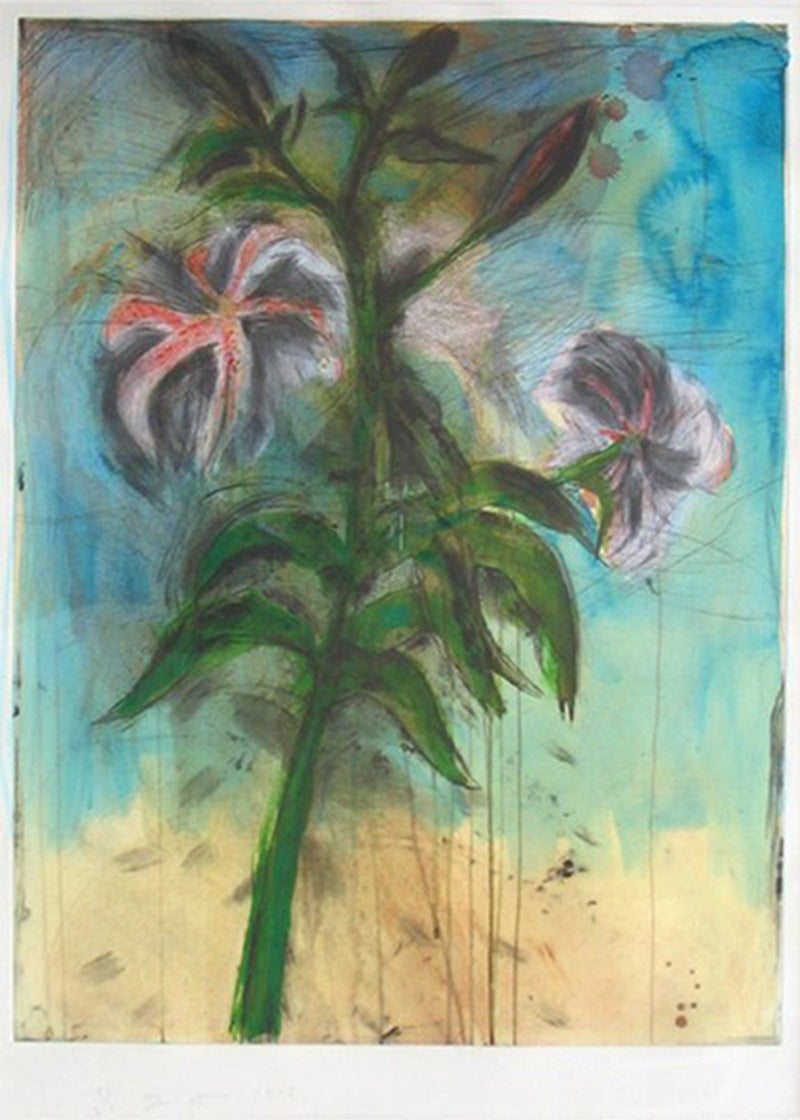 The Sky and Lilies, Jim Dine