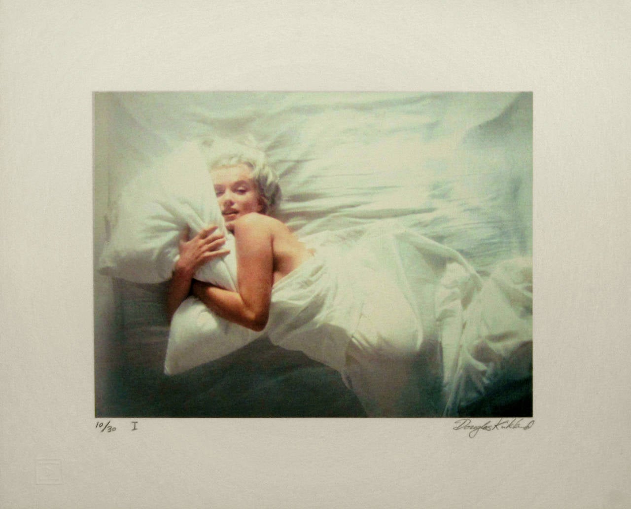 Marilyn Monroe, Between the Sheets - Print by Douglas Kirkland