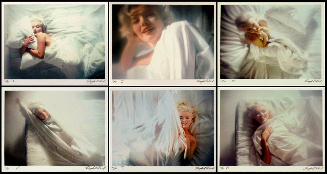 Douglas Kirkland Nude Print - Marilyn Monroe, Between the Sheets