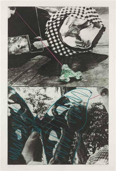 Looking While Catching and Holding (Frog & Butterfly)