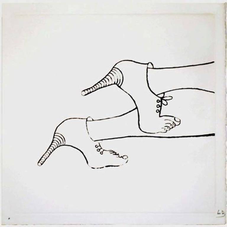 Louise Bourgeois Figurative Print - Untitled IV