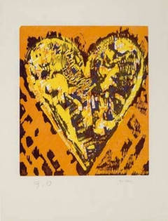 Woodcut Heart 7