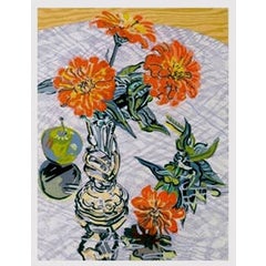 Zinnias And Apples 11