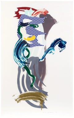 Visage bleu