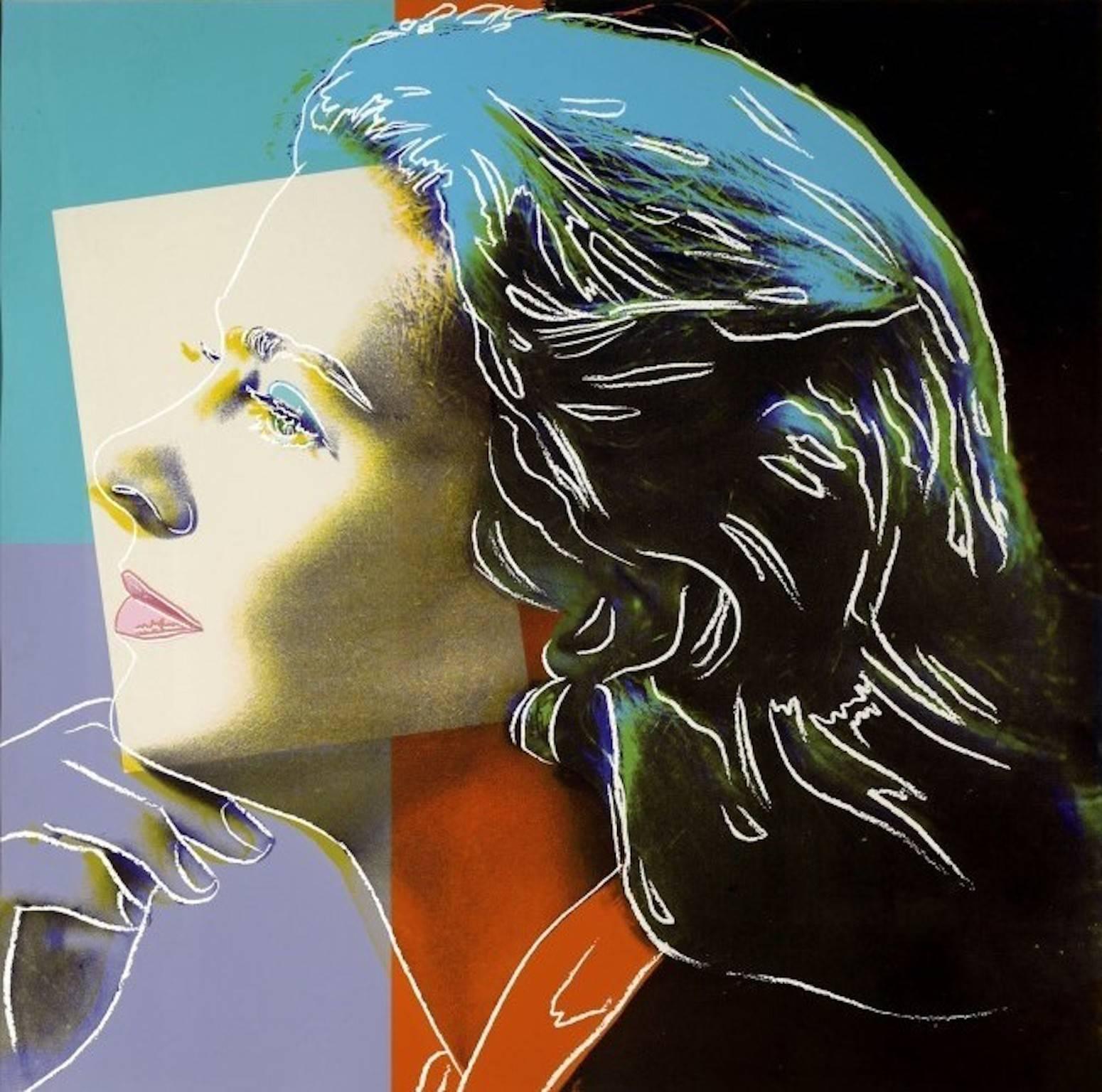 Andy Warhol Portrait Print - Ingrid Bergman, Herself