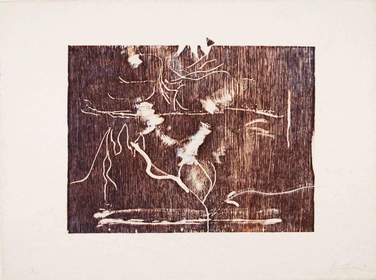 Helen Frankenthaler Abstract Print - The Clearing