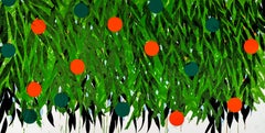 Mimosa in Orange and Green