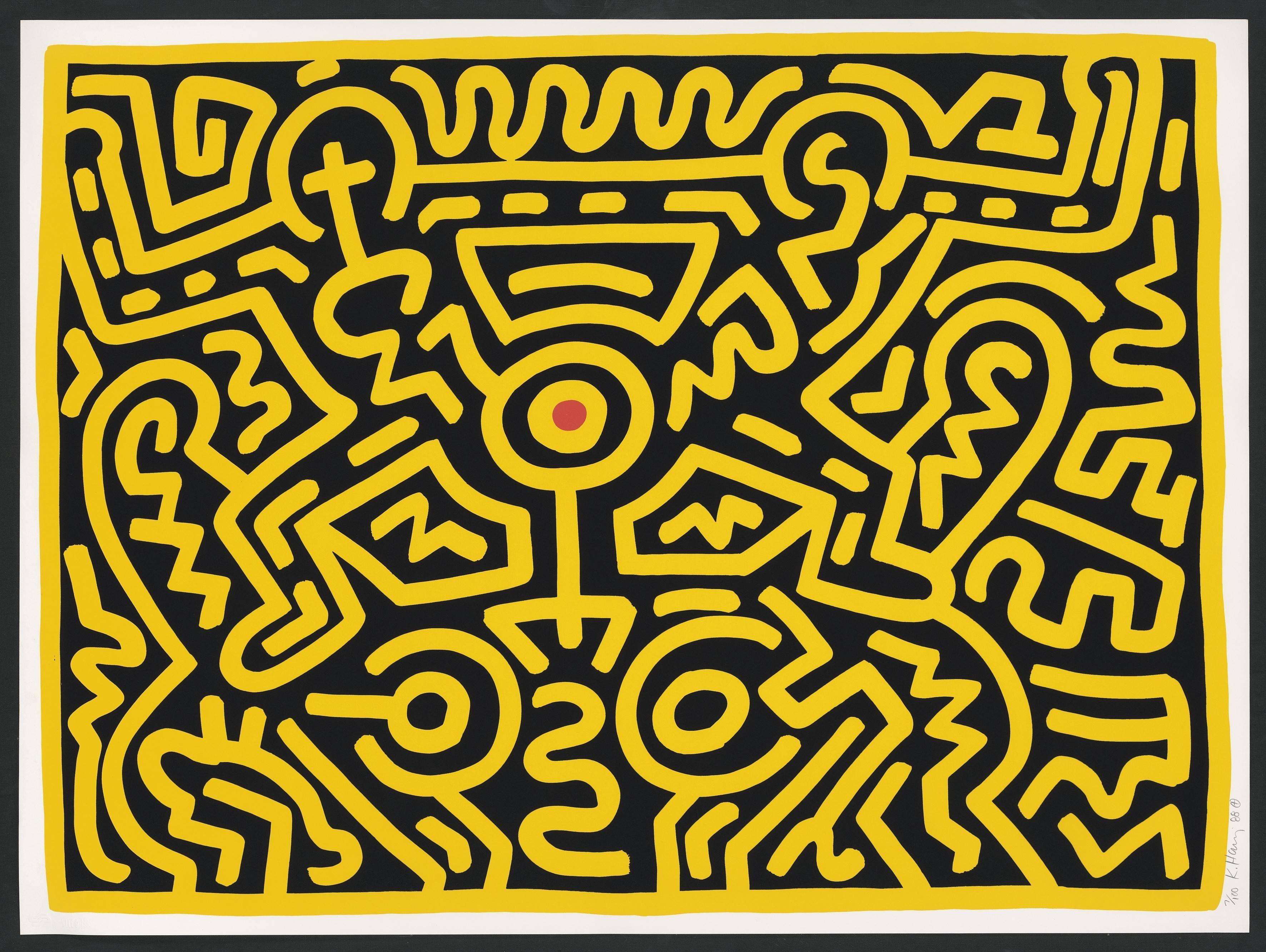 Untitled (# IV) - Print by Keith Haring