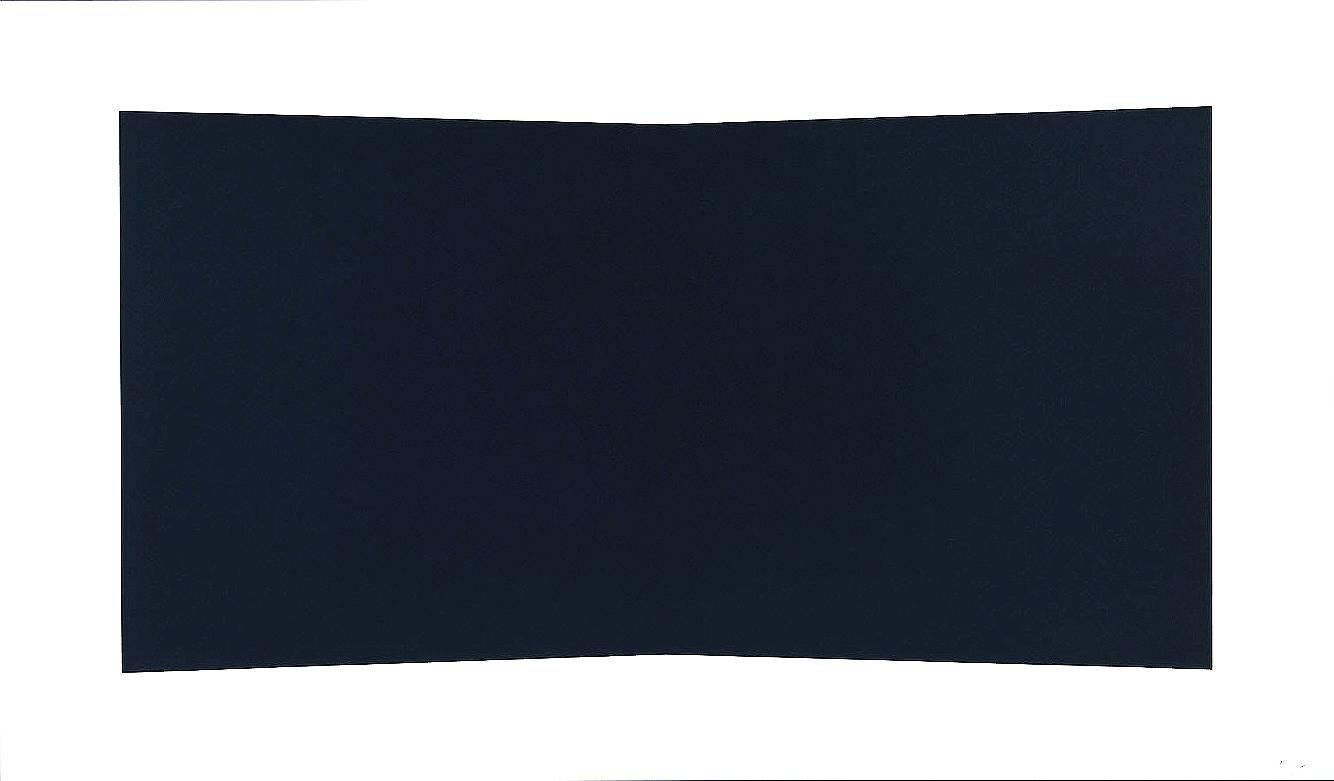 Ellsworth Kelly Abstract Print - Black