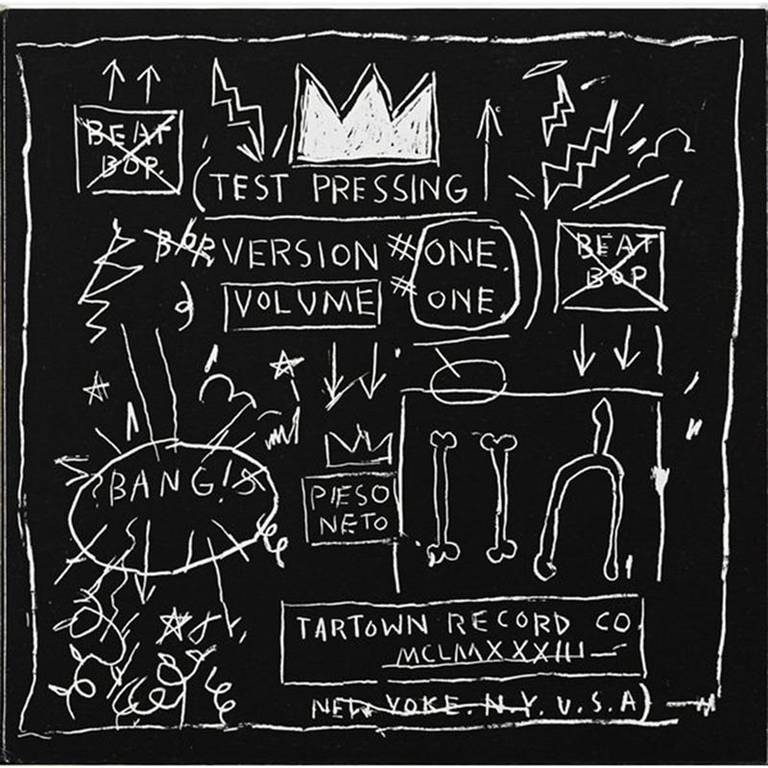 Beat Bop. Test Pressing, Version One, Volume One, Basquiat - Art by Jean-Michel Basquiat