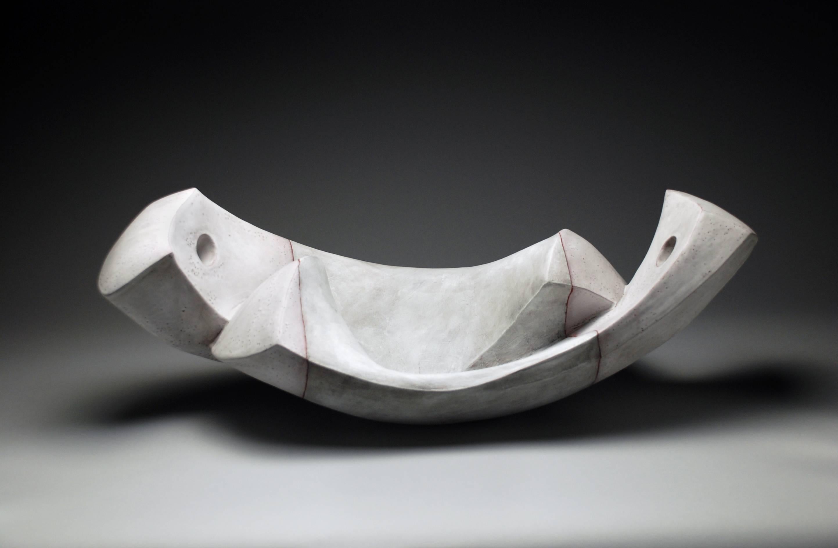 Jerilyn Virden Abstract Sculpture - White Drift