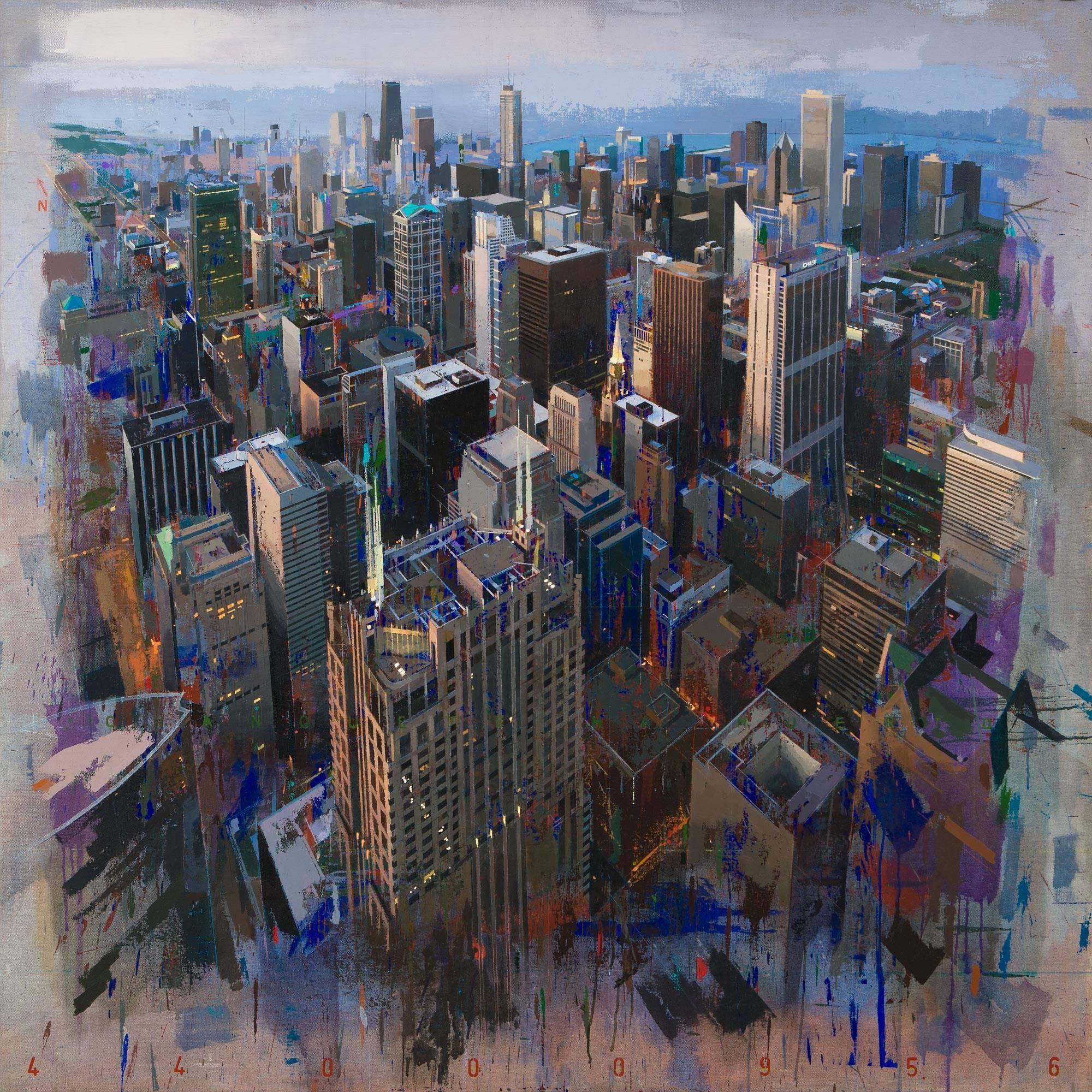 Albert Vidal Moreno Landscape Painting - Chicago