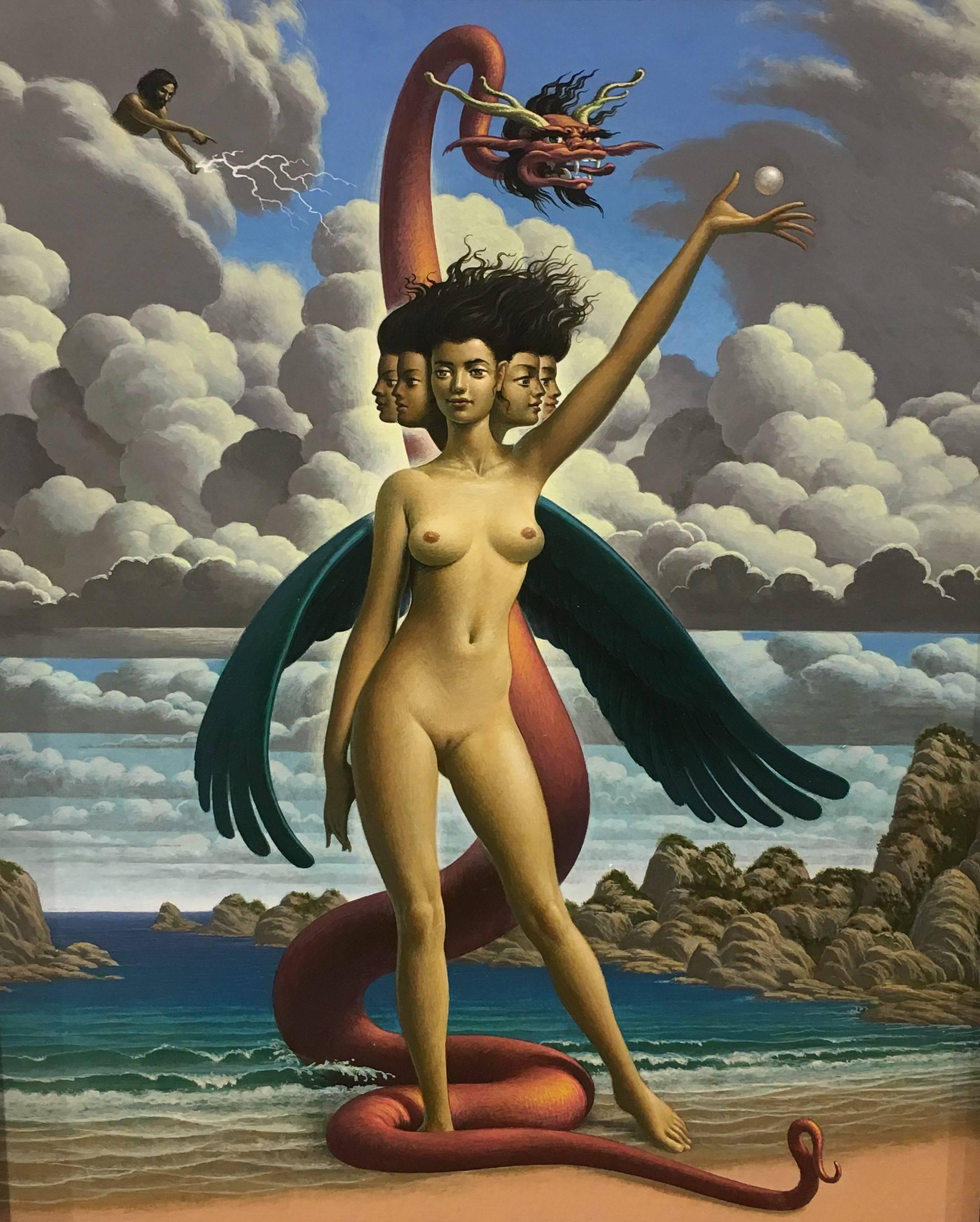 Oliver Hazard Nude Painting - Lady Revelation 3