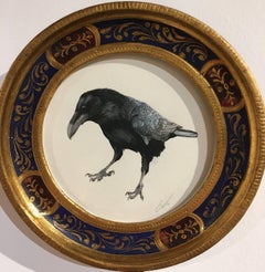 Censure Aqcuits Raven aka The Medici Raven, Vintage Florentine Frame