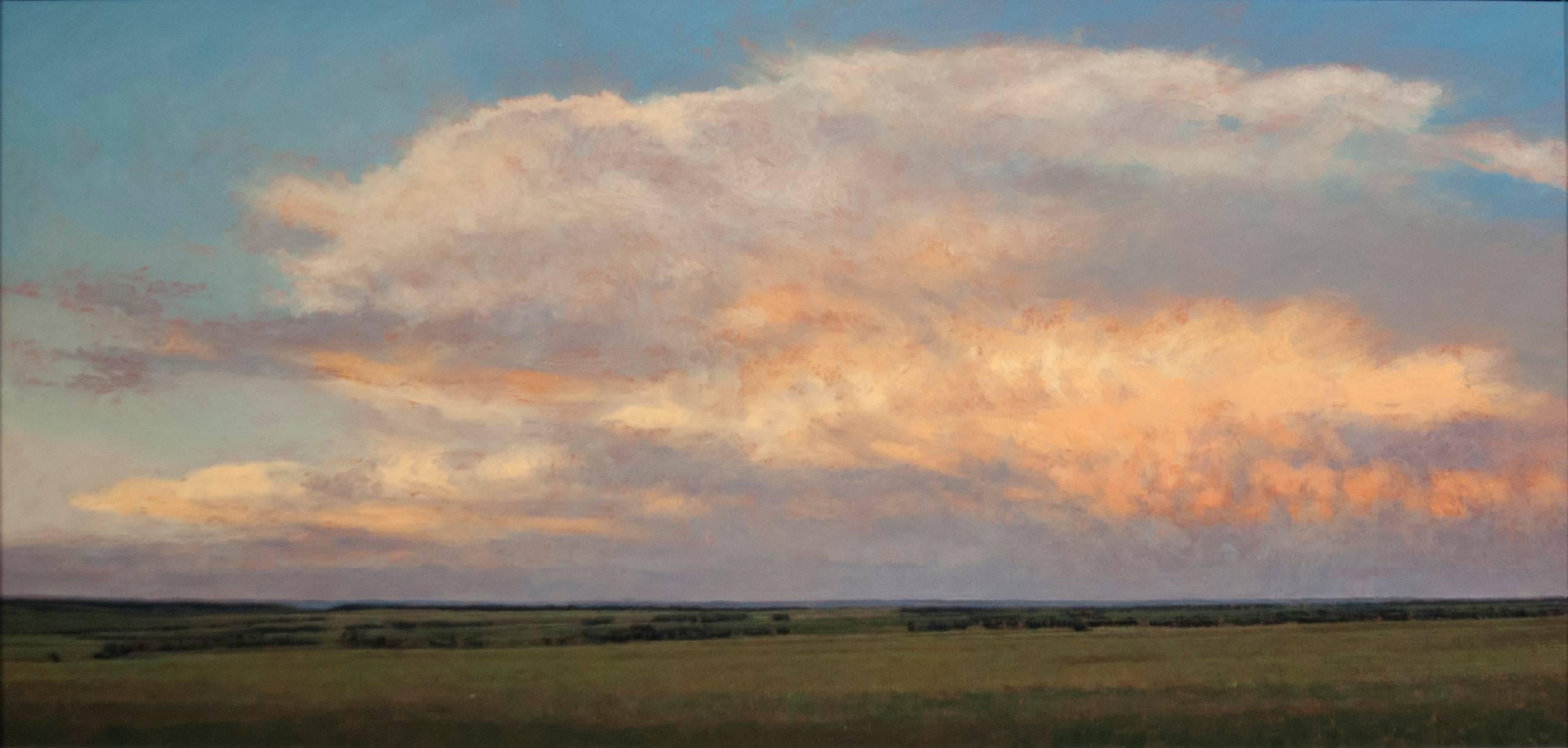 Jeff Aeling Landscape Painting - Thunderstorm Over Parker, CO