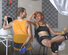 Motion Capture 8 - Contemporary Painting, Classical Composition, Oil on Canvas