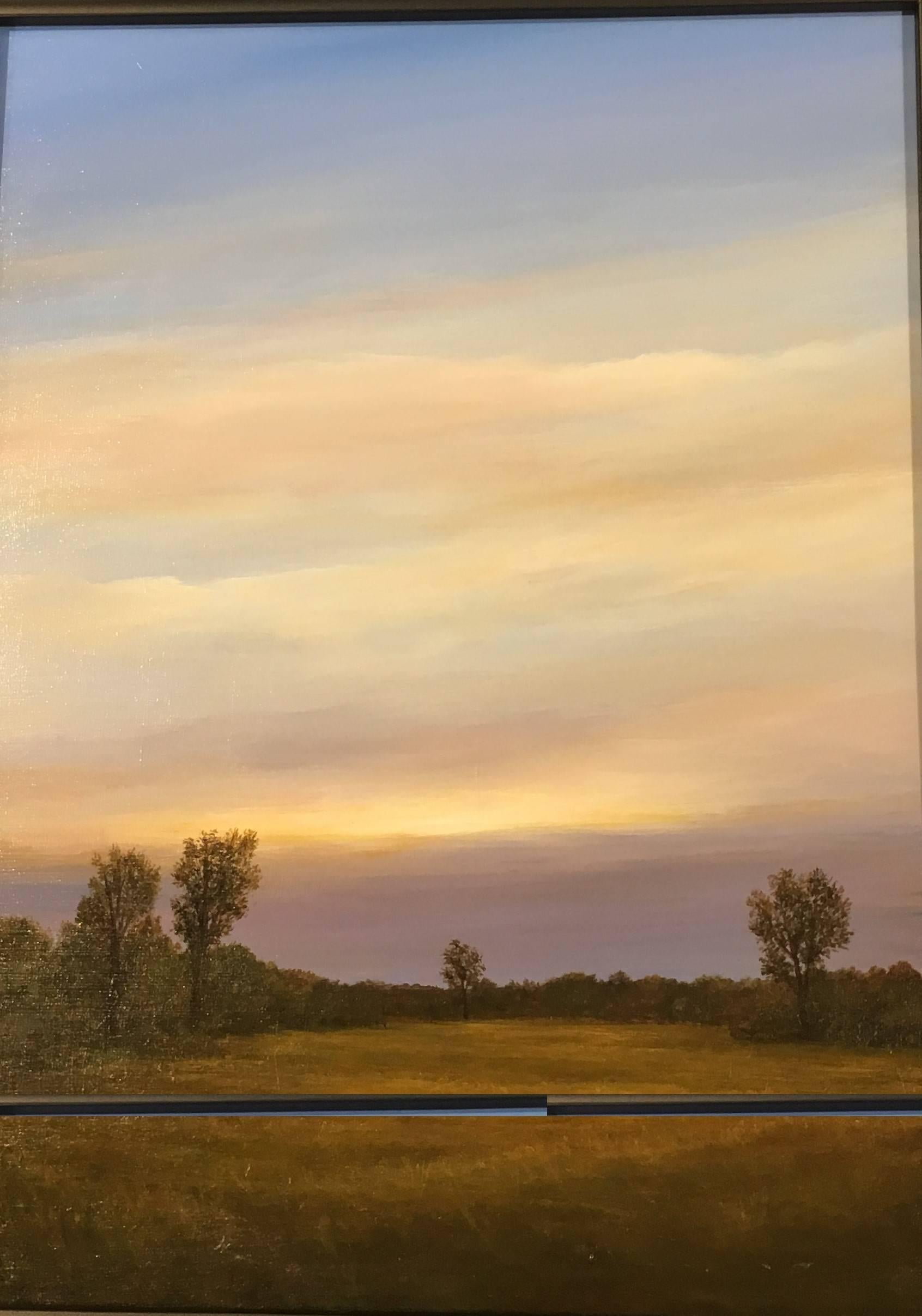 Ahzad Bogosian Landscape Painting - Light at the End of the Day