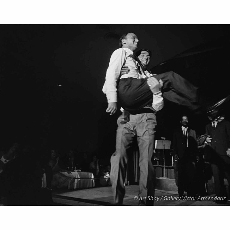 Dean Martin and Frank Sinatra, Las Vegas, 1961, The Rat Pack - Photograph by Art Shay