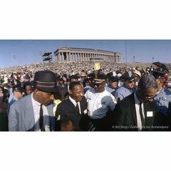 Martin Luther King at Chicago Freedom Rally, Soldier Field, 1966