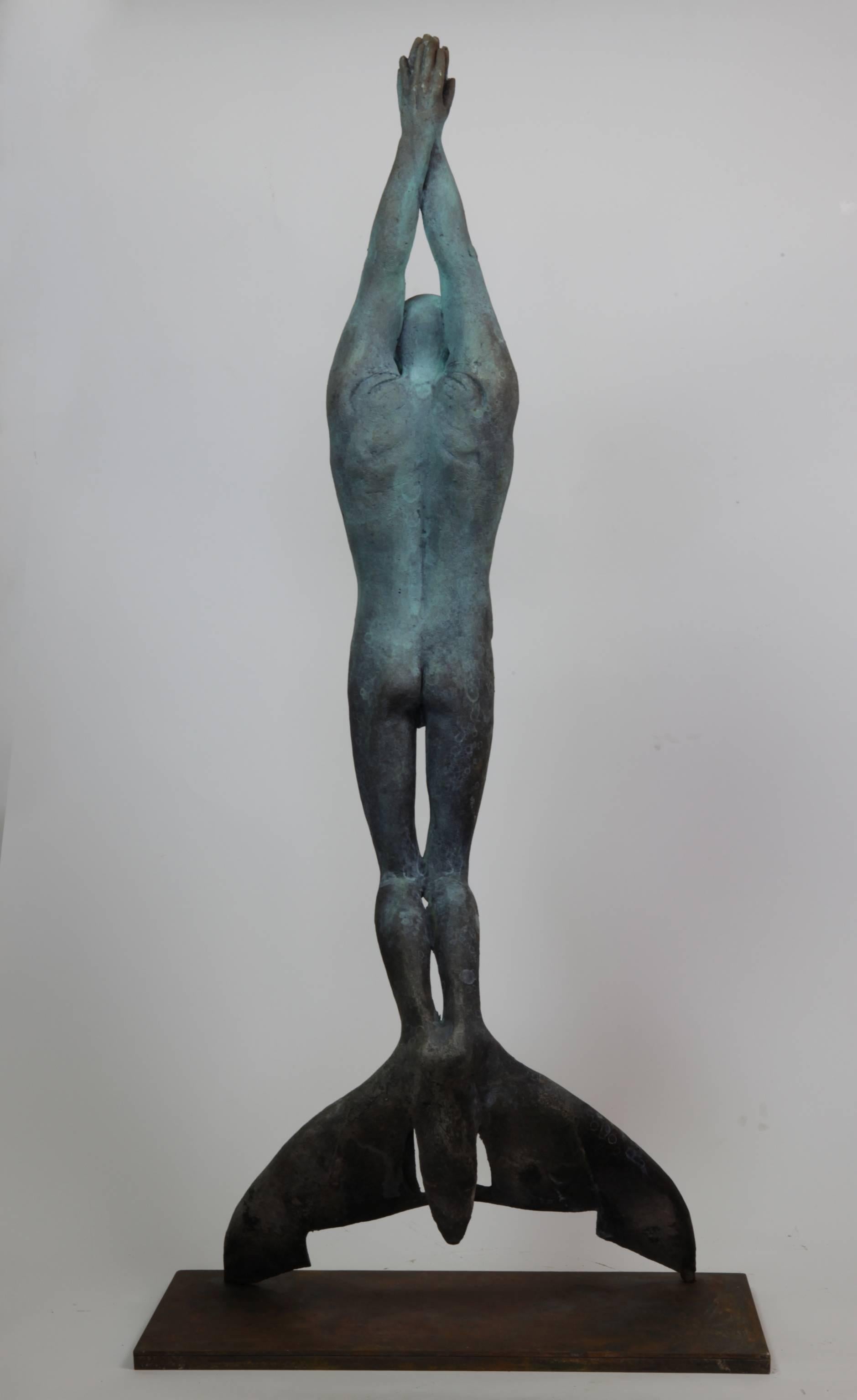 Triton - Sculpture by Jesus Curia Perez