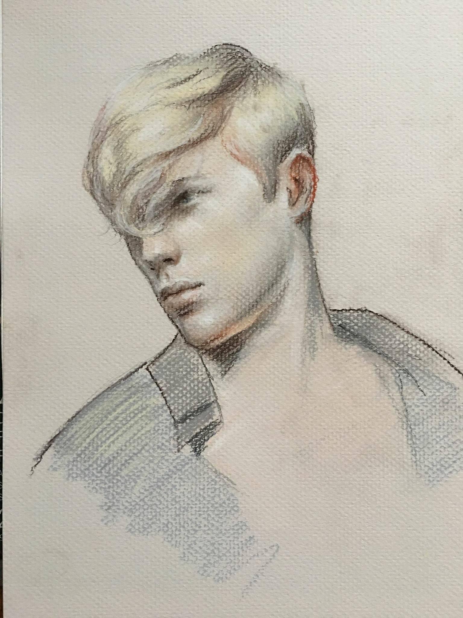 Blond Boy - Art by Rose Freymuth-Frazier