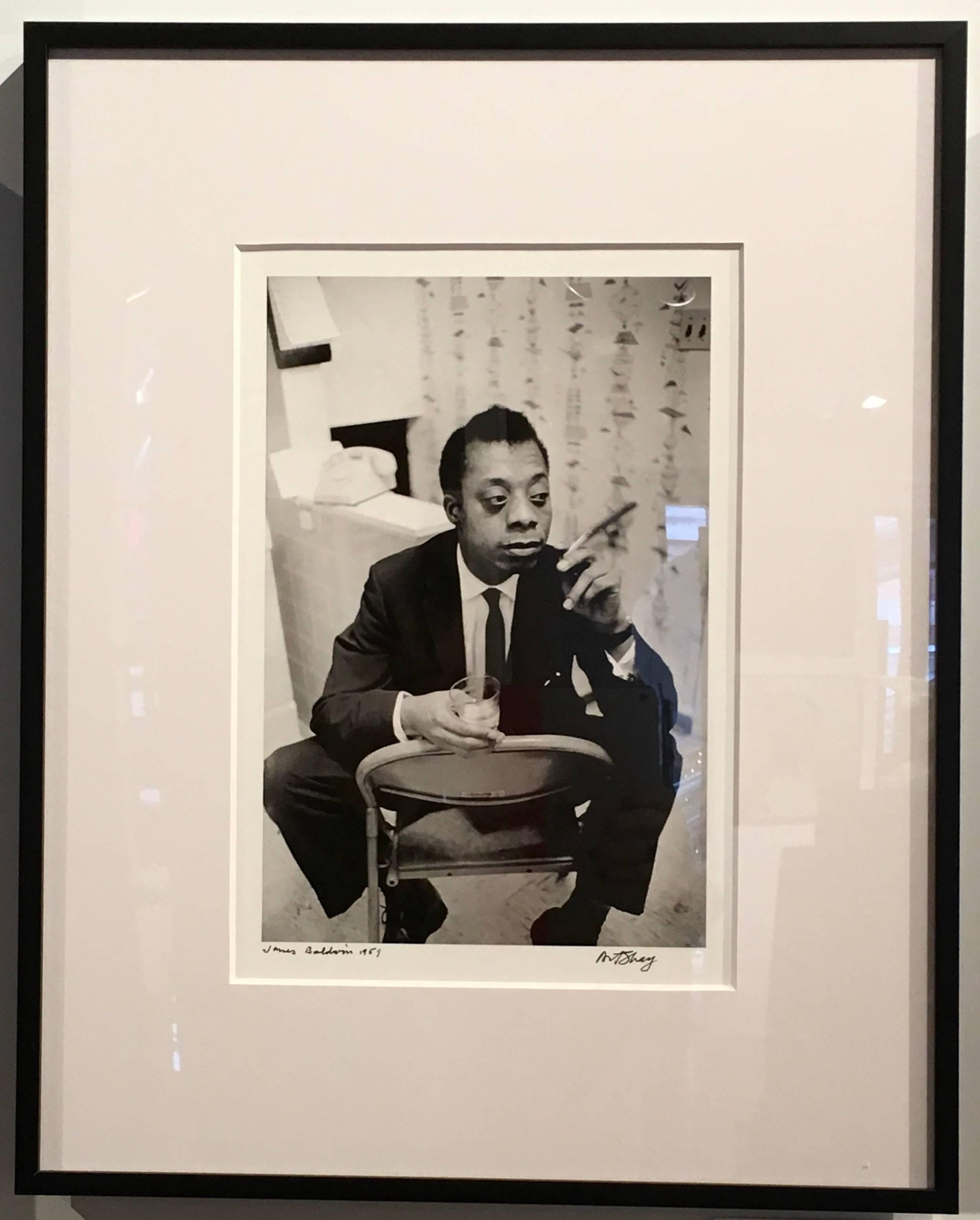 James Baldwin, Deerfield, IL 1959 - Photograph by Art Shay