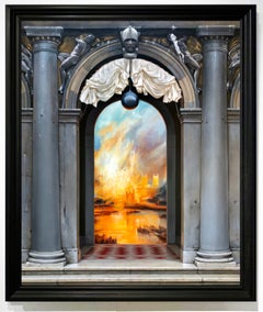 Unveiled, Original 46 x 38 Oil on Canvas, Framed Artwork