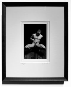 « Front », 1997, tirage pigmentaire d'archive, 1/5, 7 x 5 pouces, encadré – Nu masculin