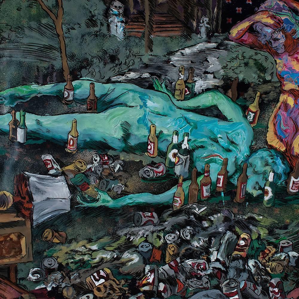 Ma tu fai festa, fratello? - Mixed Media Art Contemporaneo di Andrew LeMay Cox