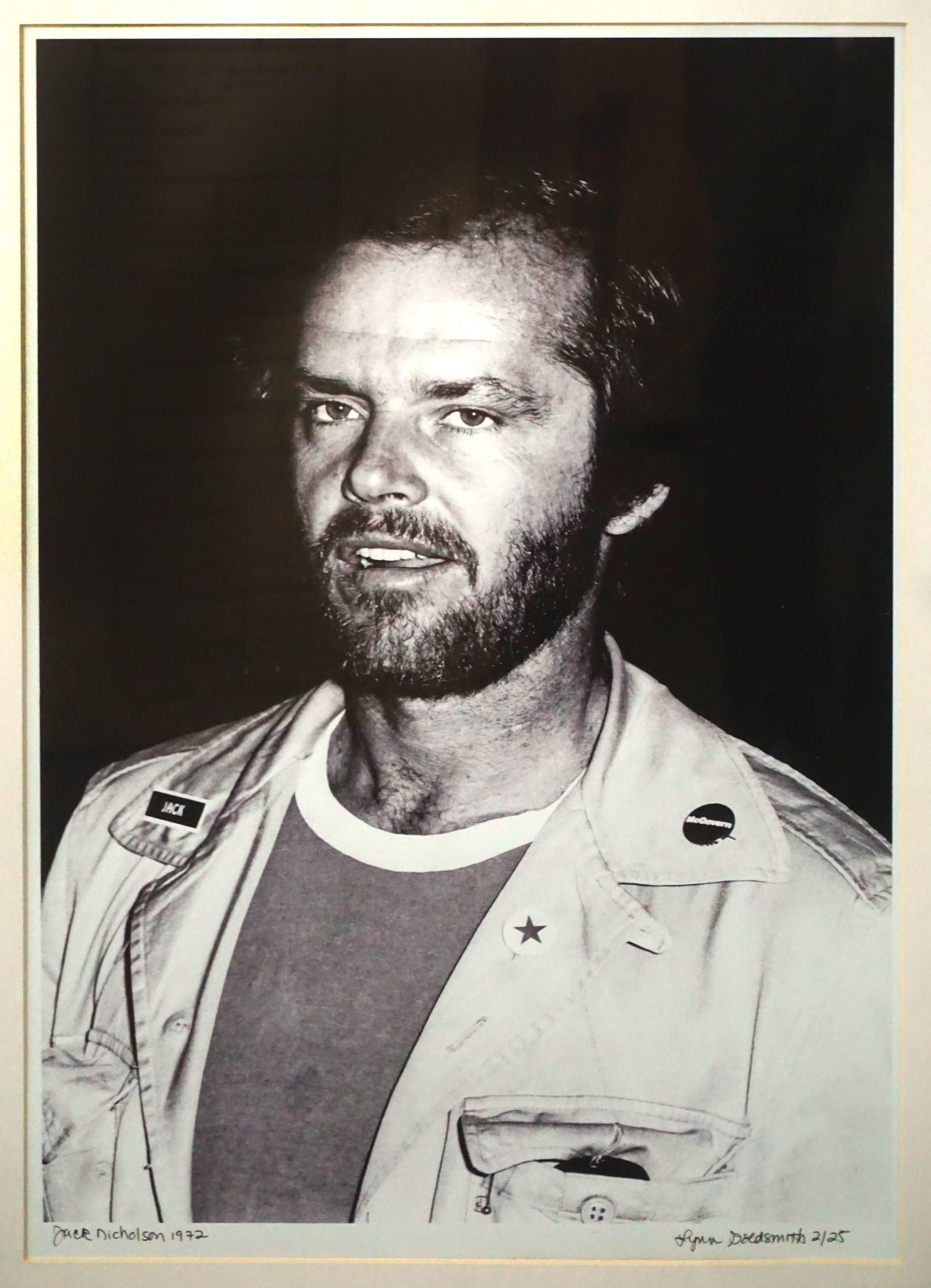 Lynn Goldsmith Portrait Photograph - Jack Nicholson photograph from 1972