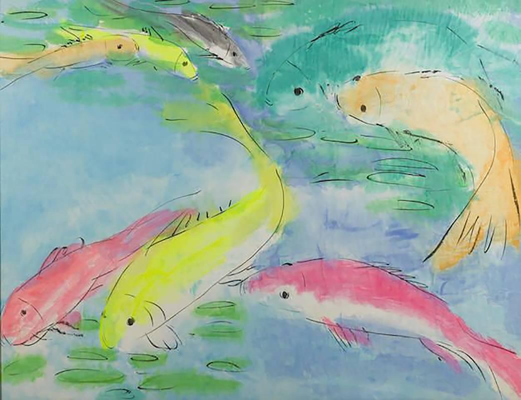 Fish - Print by Walasse Ting
