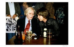 Vintage Andy Warhol and Mick Jagger