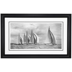 J Class Sailing Yachts Britannia, Astra, Shamrock V, Candida & Velsheda, 1934