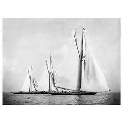 Sailing Yacht Satanita, Britannia & Meteor 2, 11th August 1896 
