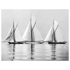 Sailing Yacht Deerhound, Vanduara & Neptune, August 1885