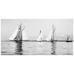 Sailing Yachts at Start Kings Cup, August 1906
