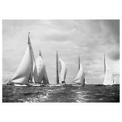 Sailing Yacht Britannia, Astra, Shamrock V, Candida & Velsheda, 1934