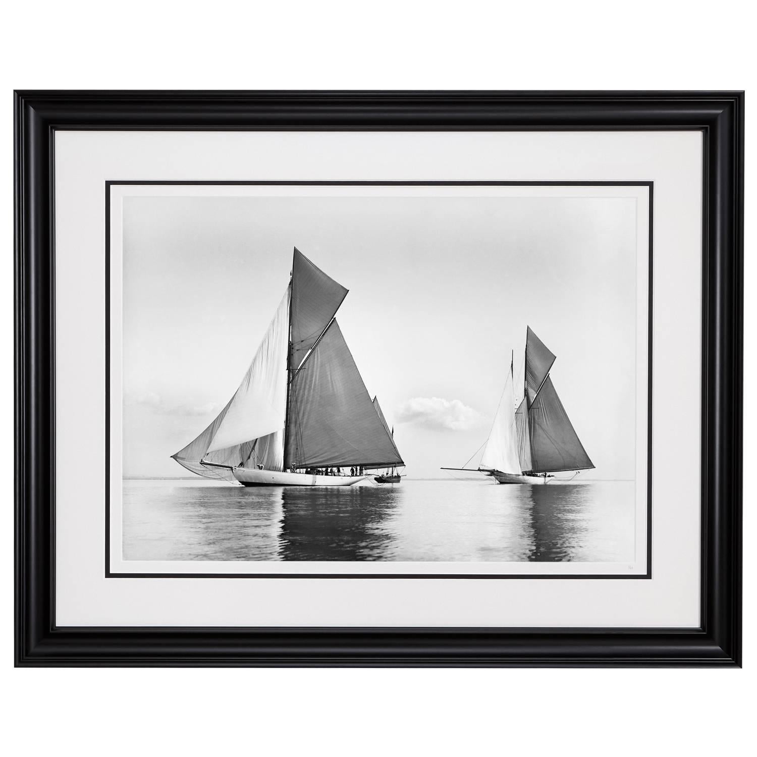 Classic Sailing Yacht Valdora & Cicely, 1903 - Photograph by Frank Beken