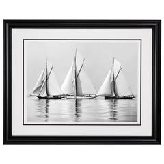 Sailing Yacht Deerhound, Vanduara & Neptune, August 1885