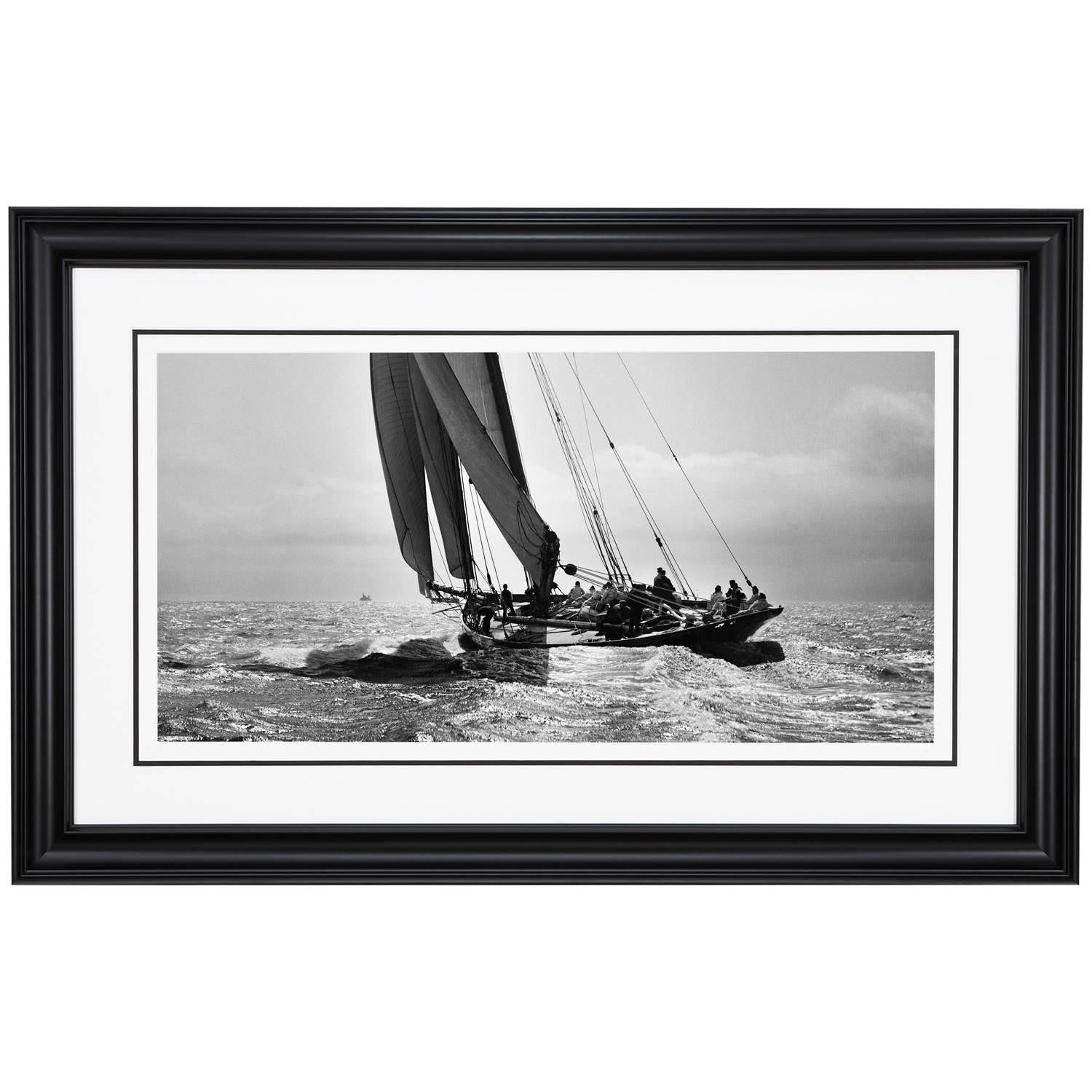 Prince of Wales Sailing Yacht Britannia, August 1894 - Photograph by Alfred John West